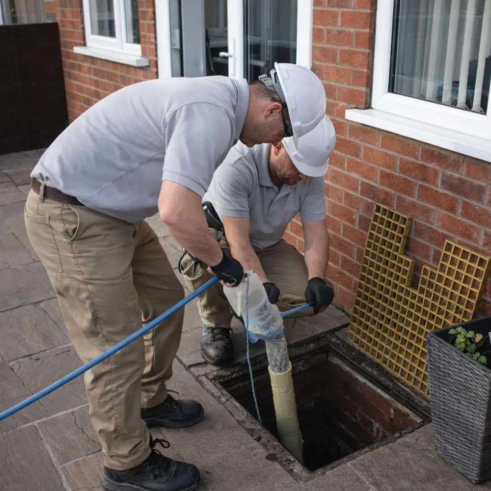 Blocked drain repair service in Sevenoaks